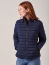 Calida NAVY Quilted Puffa Jacket | Quba & Co