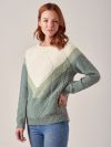 Camila SAGE Cable Jumper | Quba & Co