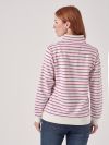 Celine WHITE Half Zip Sweatshirt | Quba & Co