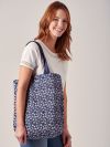 Cinder NAVY Tote Bag | Quba & Co