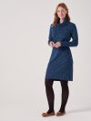 Clemence TEAL Cowl Neck Jersey Dress | Quba & Co