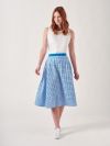 Conney BLUE Gingham Skirt | Quba & Co