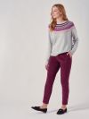 Delancey AUBERGINE Babycord Trousers