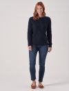 Delphine NAVY Chunky Jumper | Quba & Co