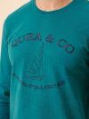 green, sea, teal, deep green, rich green. navy, graphic, long sleeve, basic, embroidered 
