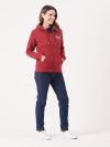 ladies hoodie, ladies red hoodie, ladies zip hoodie, zip hoodie, womens hoodie, womens sweatshirt, womens red hoodie