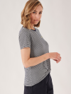 ladies top, ladies stripe top, ladies stripe t-shirt, t-shirt, ladies, stripe top, stripe t-shirt, women's top, women's stripe top