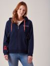 Fernanda NAVY X-Series Full Zip Sweatshirt | Quba & Co 
