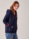 Fernanda NAVY X-Series Full Zip Sweatshirt | Quba & Co 