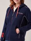 Fernanda NAVY X-Series Full Zip Sweatshirt | Quba & Co 