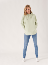 ladies hoodie, cowl neck hoodie, ladies sweatshirt, green hoodie, ladies green hoodie, hooded sweatshirt, women's hoodie, women's green hoodie