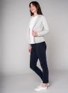 Harper Jersey Blazer - Grey Marl | Quba & Co