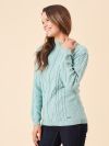 ladies knitwear, ladies jumper, knitwear, womens jumper, womens knitwear, knitted jumper. green jumper, new in