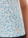 ladies top, ladies seascape top, ladies blue top, womens t-shirt, womens seascape top