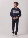 Humber X-Series NAVY GREY Panel Sweatshirt | Quba & Co