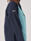 Impatien NAVY AQUA BLUE X-Series Softshell Jacket | Quba & Co