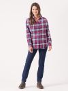 ladies shirt, ladies check shirt, womens check shirt, check shirt, flannel shirt, ladies shirt, womens shirt
