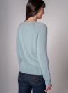 Janice Tape Yarn Jumper - Seamist | Quba & Co Knitwear