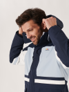 sailing jacket, blue, ice, navy, white, x series, hooded, waterproof