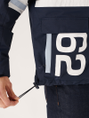 sailing jacket, blue, ice, navy, white, x series, hooded, waterproof