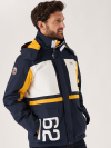 sailing jacket, coat, outerwear, navy, x-series, yellow, white, waterproof, sport