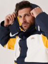 sailing jacket, coat, outerwear, navy, x-series, yellow, white, waterproof, sport