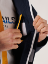 sailing jacket, coat, outerwear, navy, x-series, yellow, white, waterproof, sport