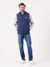 gilet, padded, teal, navy, layer, bodywarmer, outerwear, sporty, sport, x-series
