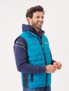 gilet, padded, teal, navy, layer, bodywarmer, outerwear, sporty, sport, x-series