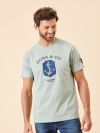 green, sage green, pale, navy, blue, anchor, embroidery, graphic, basic, t-shirt, top, tee