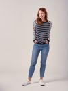 Julieta NAVY Stripe Jumper | Quba & Co