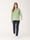 green sweatshirt. ladies sweatshirt, womens sweatshirt, sage, ladies green sweatshirt 