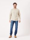 beige, jumper, wool, merino, textured knit, jumper, pull over, ribbed, gift, christmas, mens