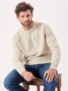 beige, jumper, wool, merino, textured knit, jumper, pull over, ribbed, gift, christmas, mens