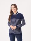ladies jumper, ladies stripe jumper, knitwear, ladies knitwear,