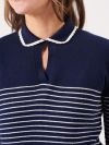 ladies jumper, ladies stripe jumper, knitwear, ladies knitwear,