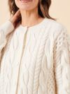 ladies cardigan, ladies jumper, ladies knitwear, cream kintwear, womens knitwear, womens knitwear, ladies cream cardigan, womens cardigan, knitted cardigan, 
