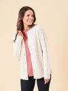 ladies cardigan, ladies jumper, ladies knitwear, cream kintwear, womens knitwear, womens knitwear, ladies cream cardigan, womens cardigan, knitted cardigan, 
