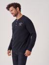 Lakeshore NAVY Long Sleeve T-Shirt | Quba & Co