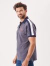 grey, dark grey, carbon, navy, x-series, white, stripe, polo, t-shirt, top, shirt, short sleeve, sporty, sport 