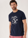 location t-shirt, navy t-shirt, t shirt, navy, padstow, basic