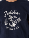 location t-shirt, navy t-shirt, t shirt, navy, padstow, basic