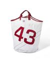 Larne WHITE Laundry Bag - Quba & Co Sailcloth Accessories