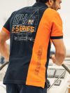 Pavino ORANGE NAVY X-Series Panel Polo Shirt | Quba & Co