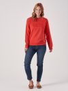 Lynette RED Logo Sweatshirt | Quba & Co