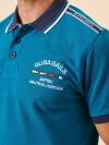 polo, top, t-shirt, short sleeve, blue, green, teal, navy, sport, sporty, collar, x-series