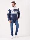 sailing, jacket, coat, lightweight, breathable, navy, white, ice blue. blue, light blue, sport, x-series, sporty, hooded, adjustable, waterproof, windproof, winter, autumn