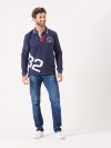 navy, polo, long sleeve, rugby, shirt, top, t-shirt, x-series, sporty, sport, contrast, mens gift