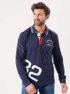 navy, polo, long sleeve, rugby, shirt, top, t-shirt, x-series, sporty, sport, contrast, mens gift