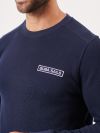 navy, deep blue, x-series, simple, basic, ribbed, long sleeve, t-shirt, top, tee